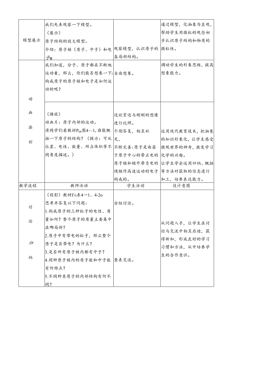 人教版九年级上册 第三单元 课题2 原子的结构 教案.docx_第2页