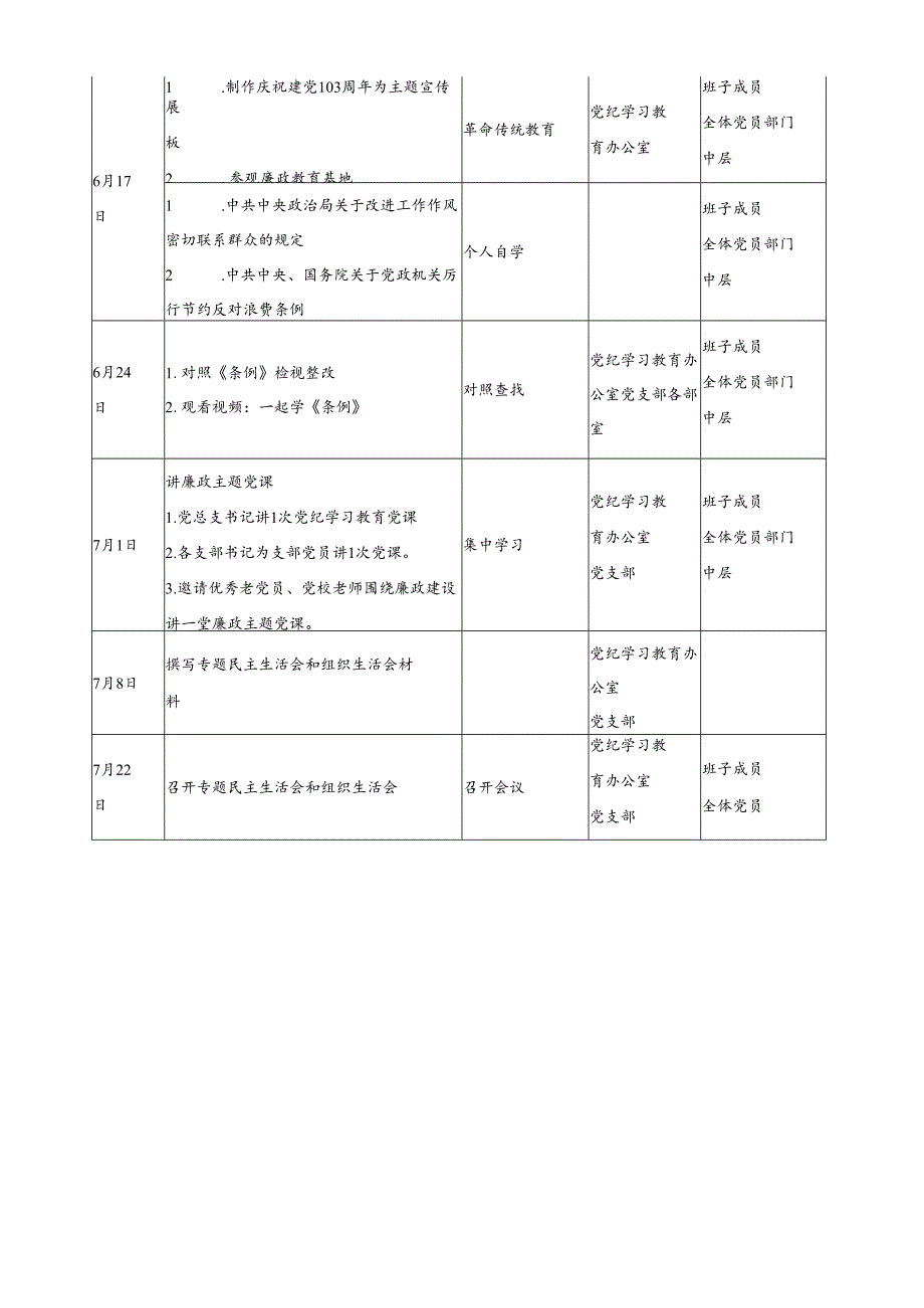 党纪学习教育工作计划.docx_第3页