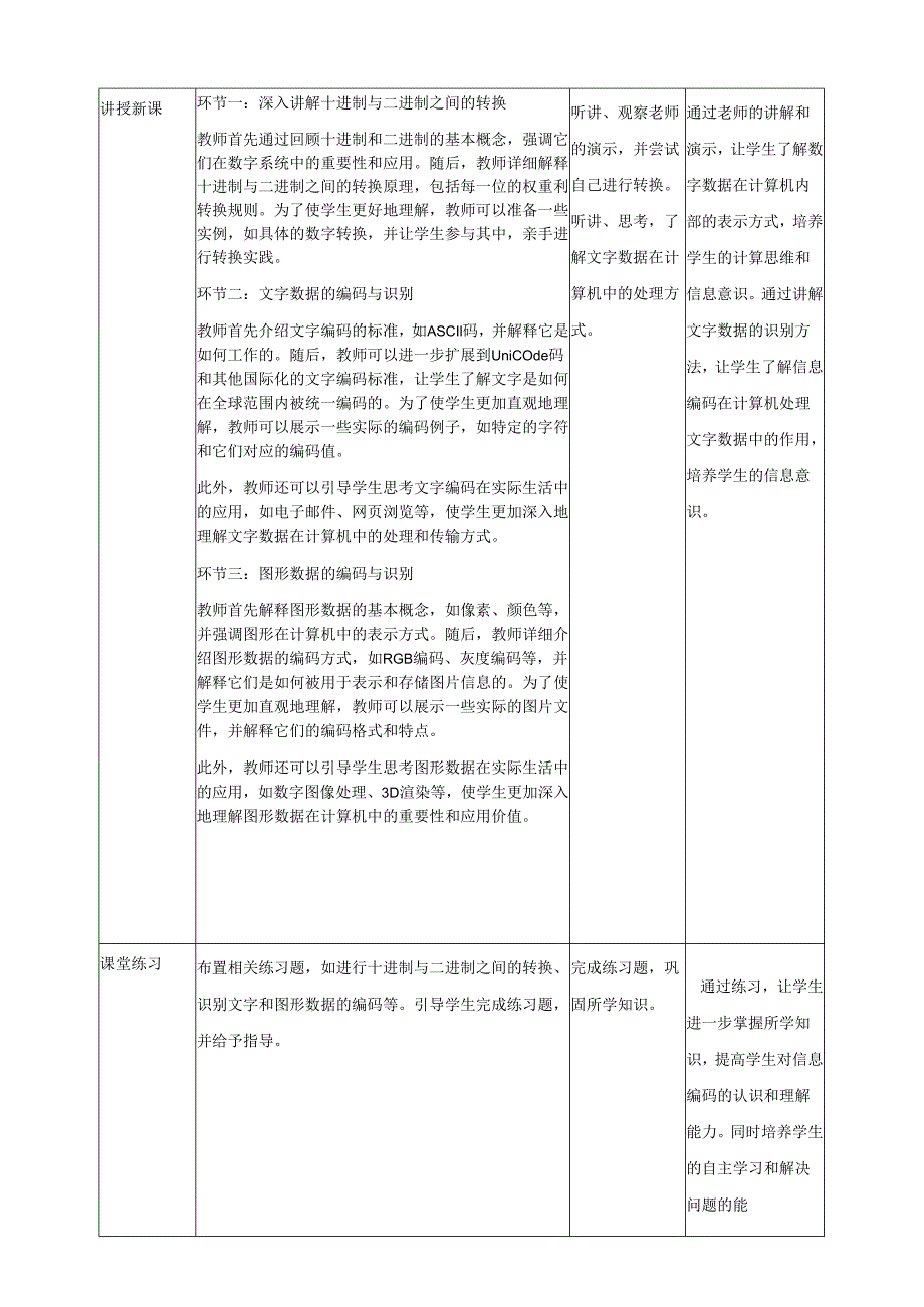 第11课 编码助力计算机识别数据 教案2 四下信息科技赣科学技术版.docx_第2页