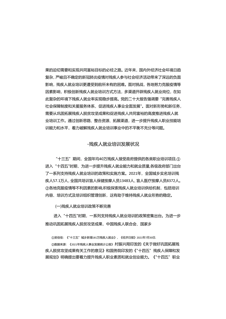 B.4_残疾人就业培训发展报告（2022）.docx_第1页