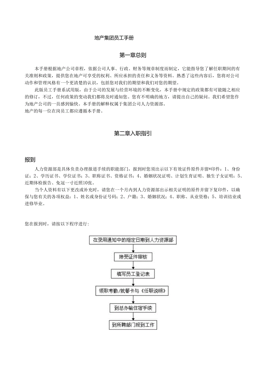 地产集团员工手册.docx_第1页