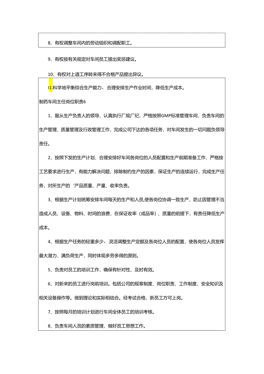 2024年制药车间主任岗位职责.docx_第3页