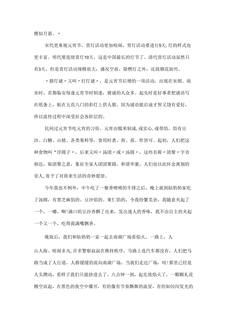 20xx最新元宵节作文范文最新.docx_第2页