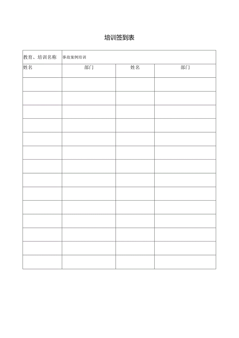 安全生产教育培训记录事故案例培训.docx_第2页