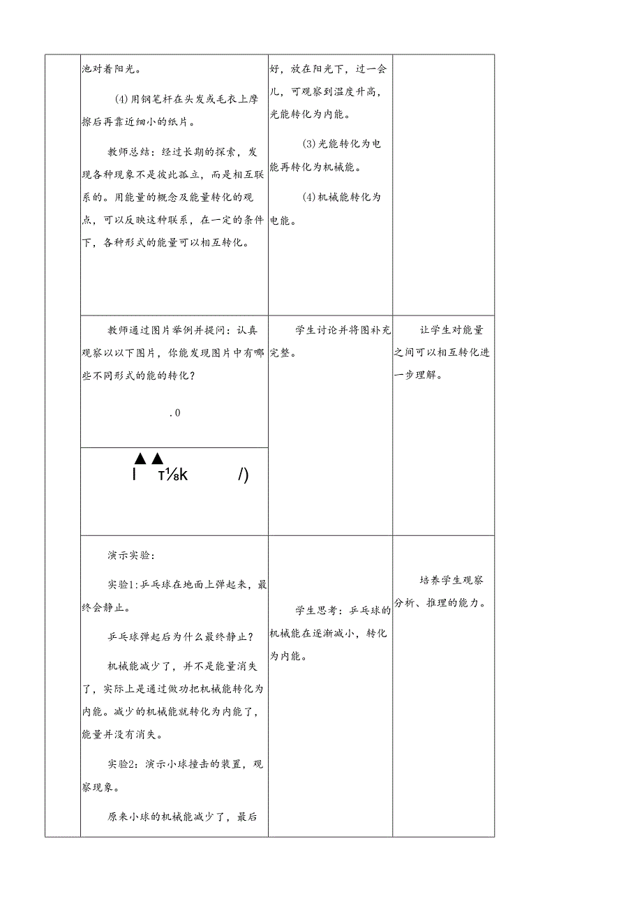 人教版九年级全册《14.3能量的转化和守恒》教案.docx_第2页