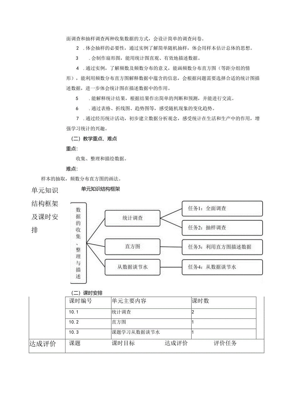 数据的收集、整理与描述大单元教学设计.docx_第2页