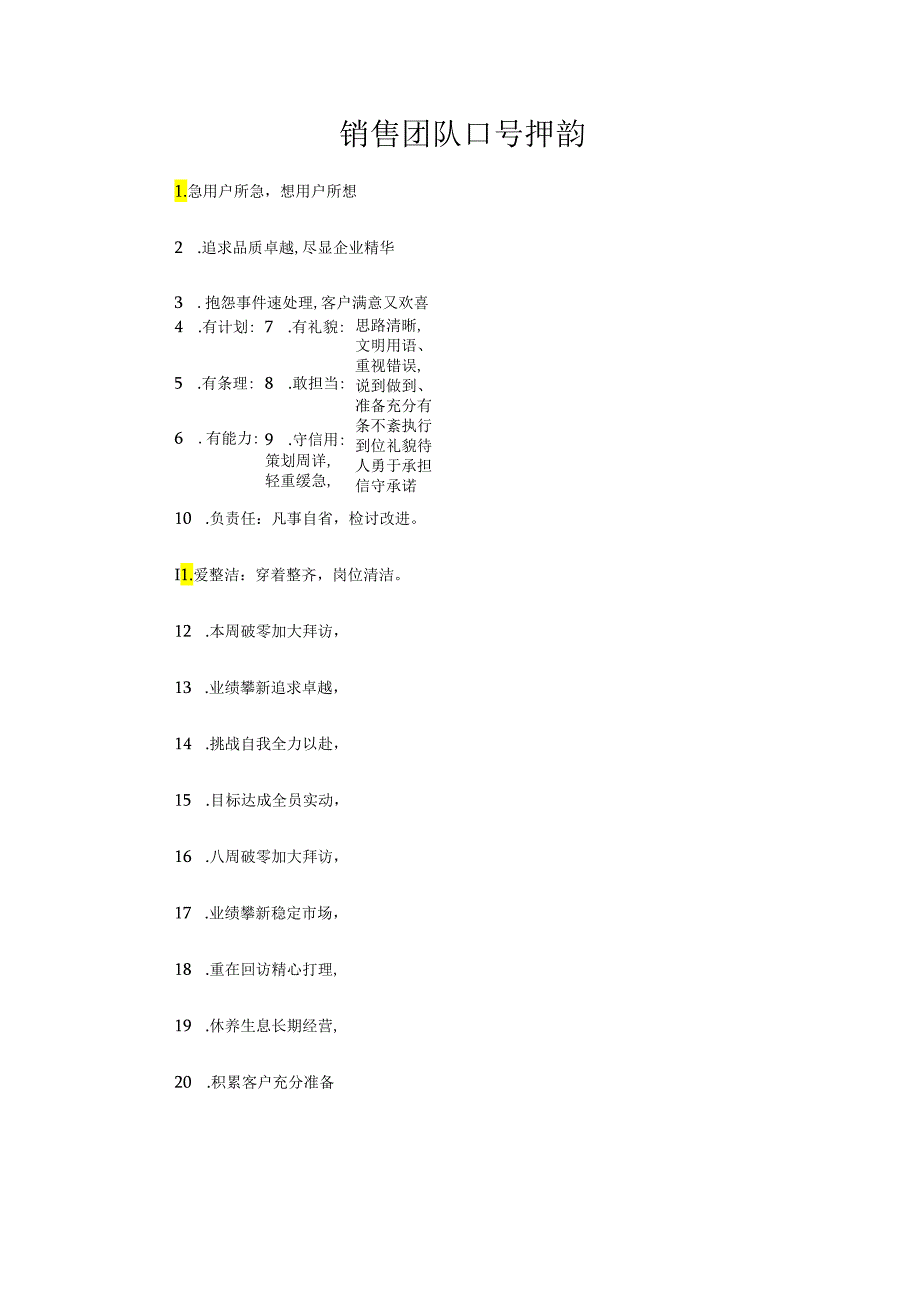 销售团队口号押韵.docx_第1页