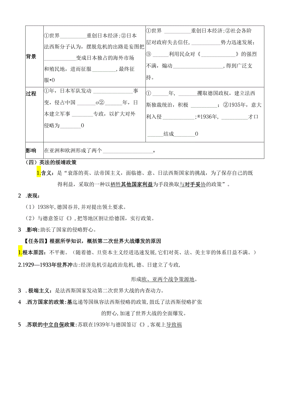 第17课 第二次世界大战与战后国际秩序的形成 导学案.docx_第2页