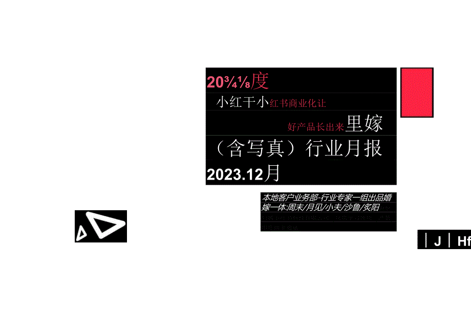 2023年度婚嫁（含写真）行业月报：2023.12月-小红书.docx_第1页