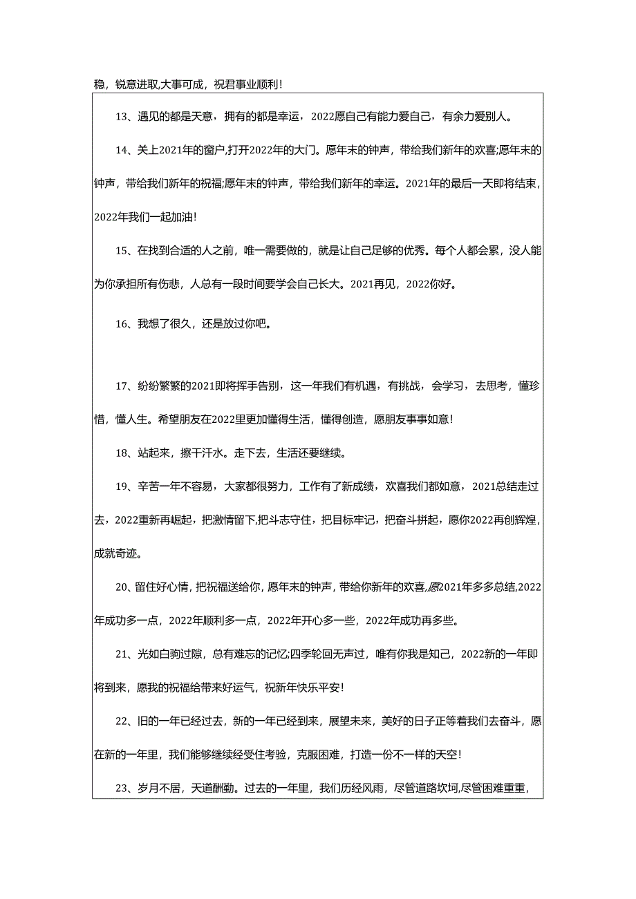 2024年再见年你好年经典句子.docx_第2页