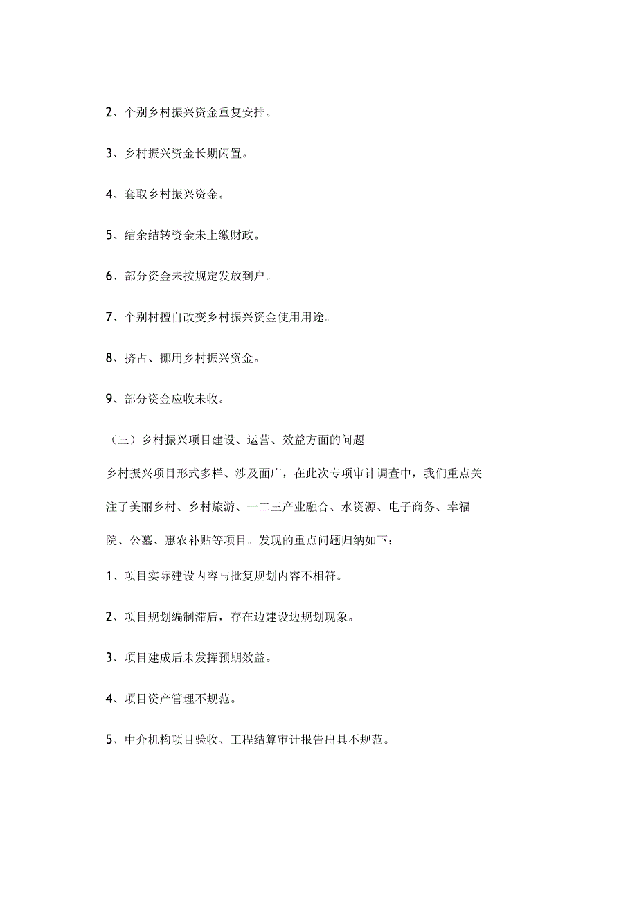 乡村振兴审计存在问题、思路和对策分析.docx_第2页