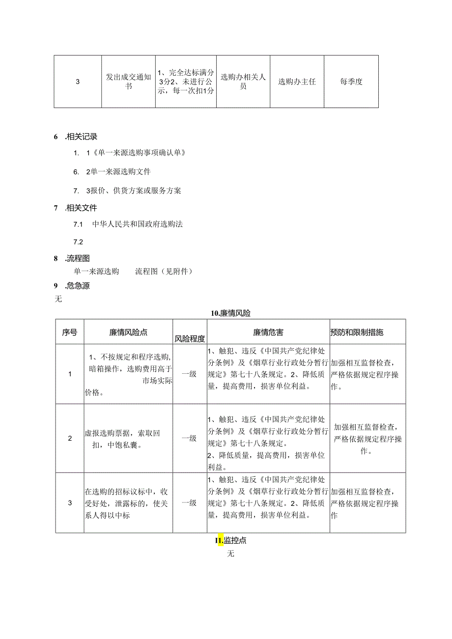 4、单一来源采购程序 风险.docx_第3页