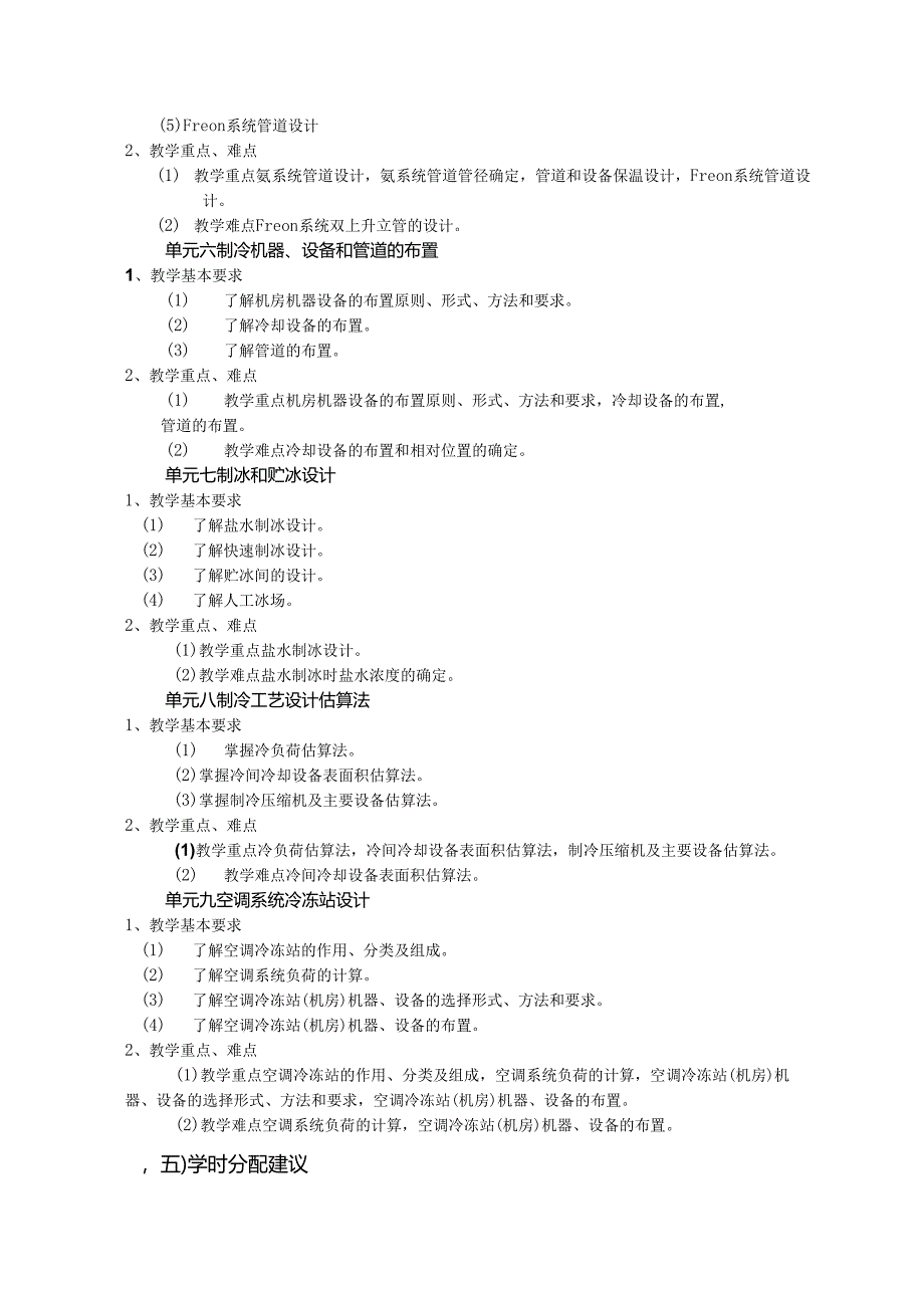 《冷库制冷工艺设计》教学大纲.docx_第3页