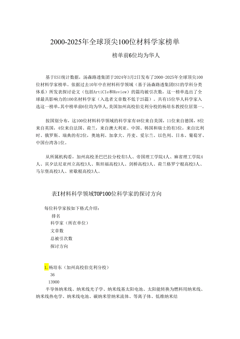 依据2000-2025年间所发表研究论文的引用率,汤森路.docx_第1页