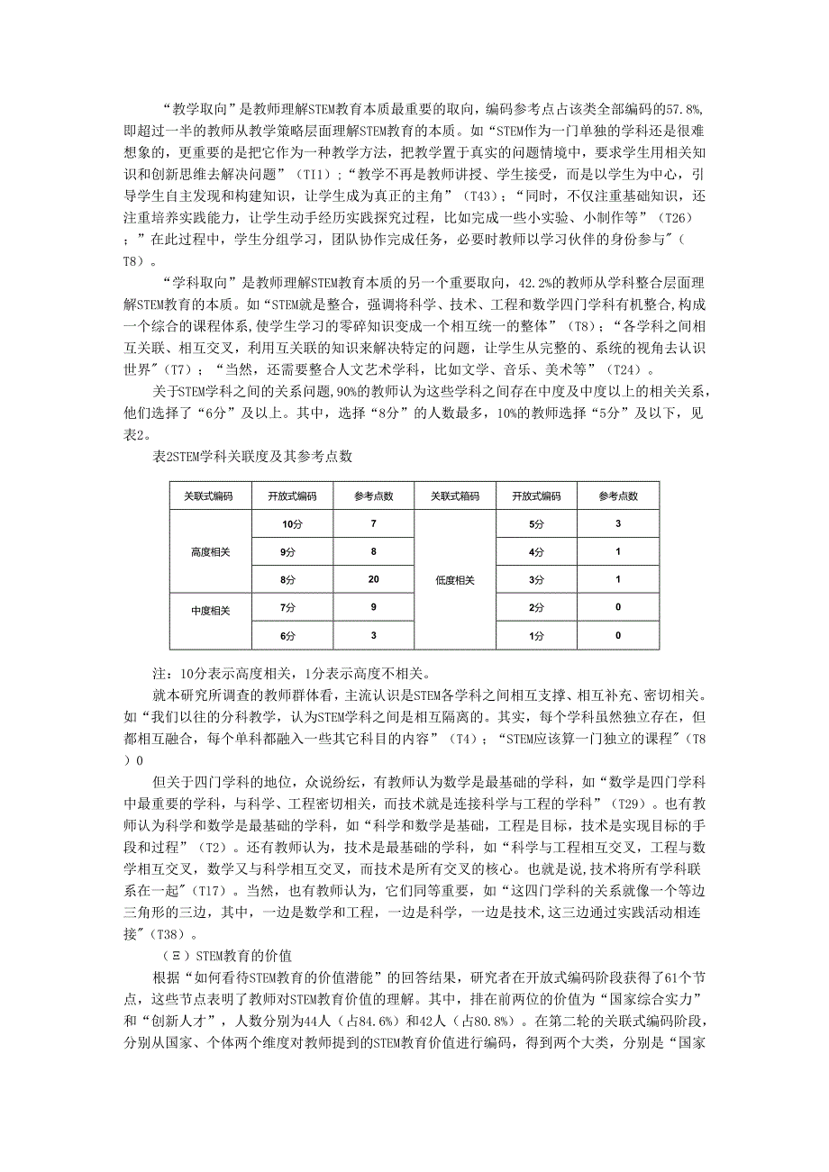 STEM教育的本土理解 基于NVivo11对52位STEM教师的质性分析.docx_第3页