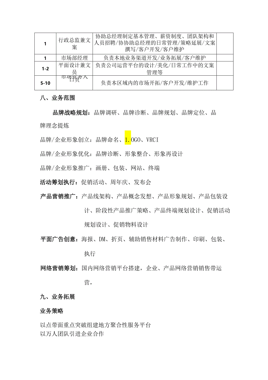 文化传播公司运营商业计划书模板.docx_第2页