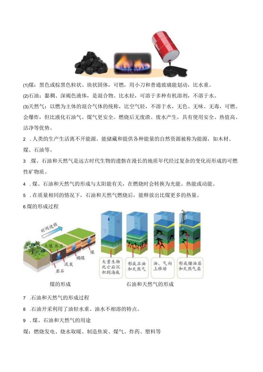 第三单元 自然资源 知识清单 科学六年级下册（苏教版）.docx_第3页