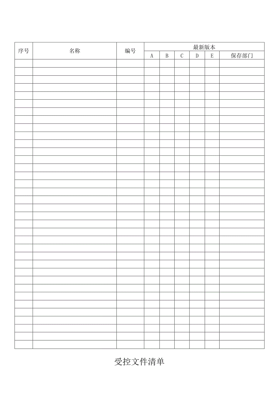 受控文件清单.docx_第1页