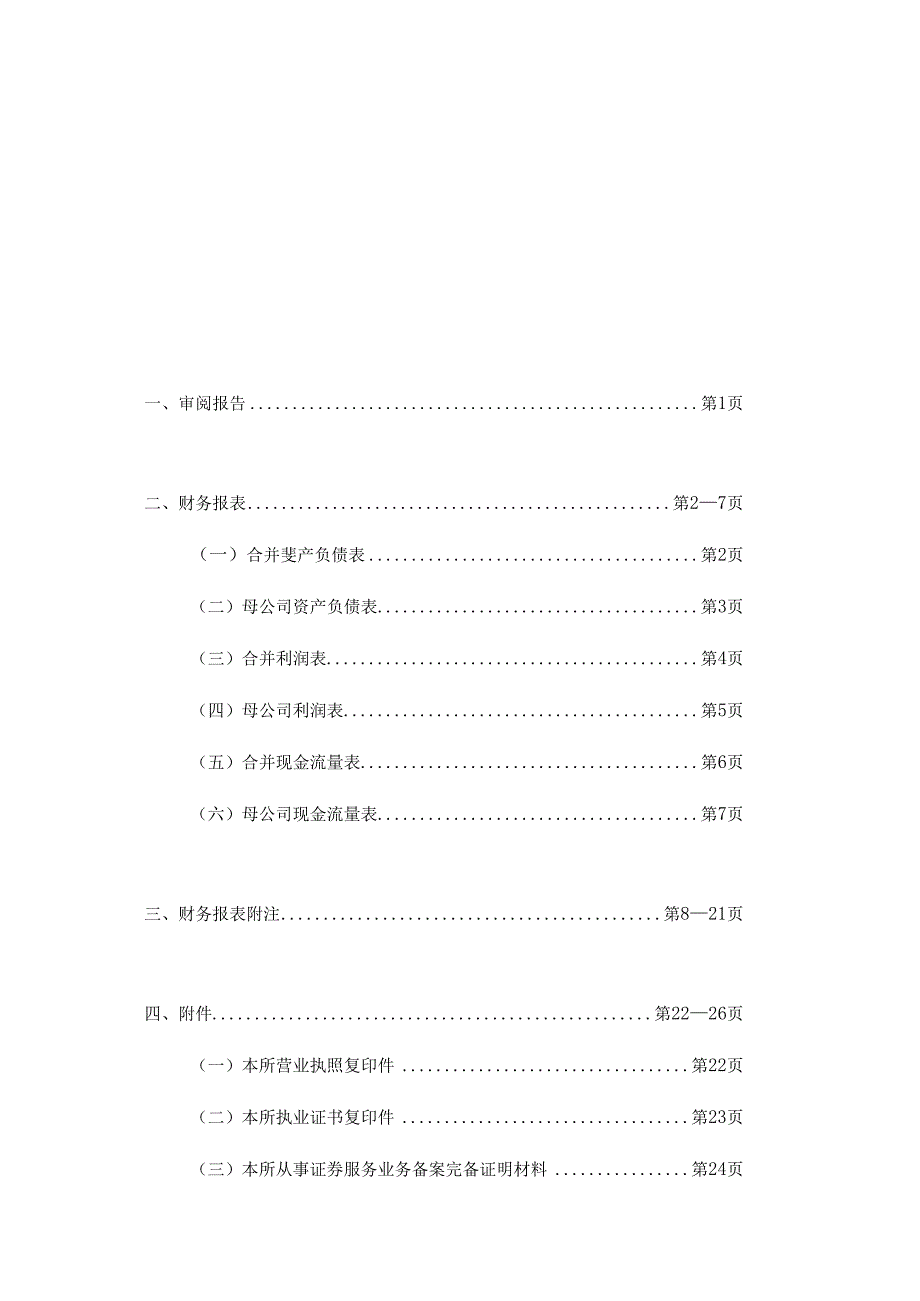 宏鑫科技：公司财务报表及审阅报告（2023年度）.docx_第1页