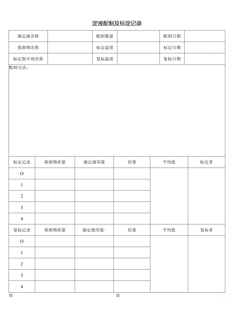 滴定液配制及标定记录.docx_第1页