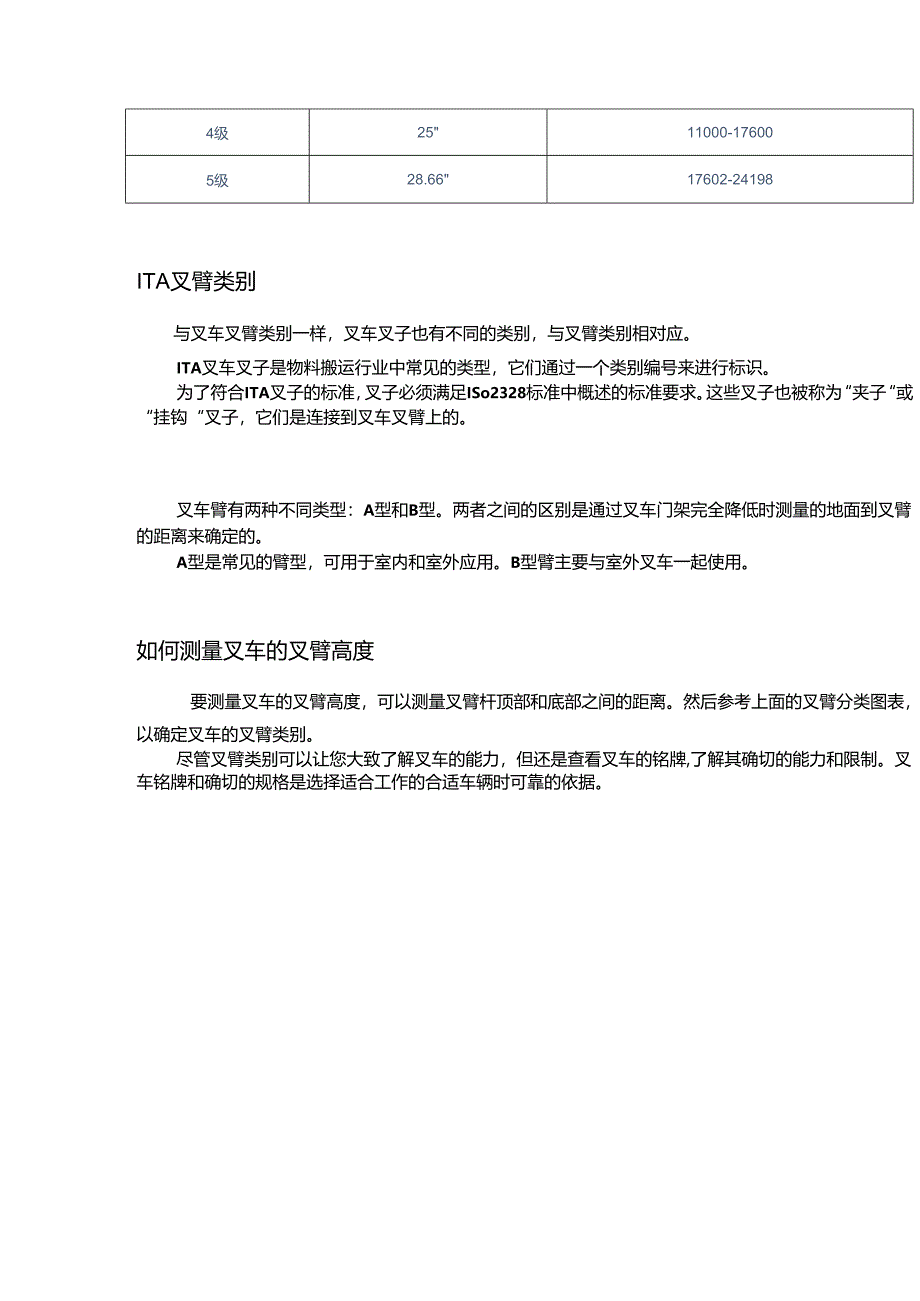 叉车的叉臂类别及其承载能力.docx_第2页