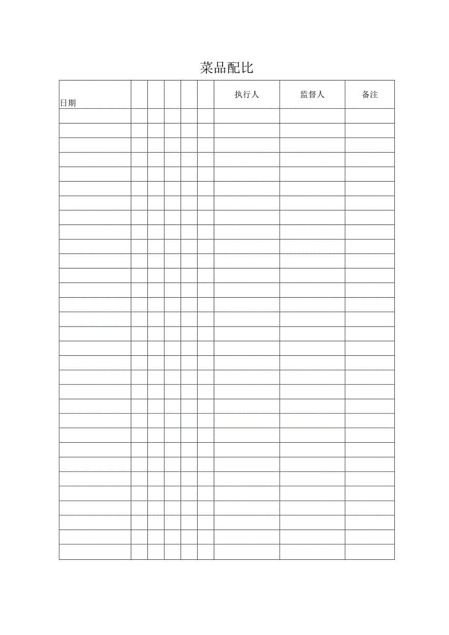 菜品配比（标准样本）.docx_第1页