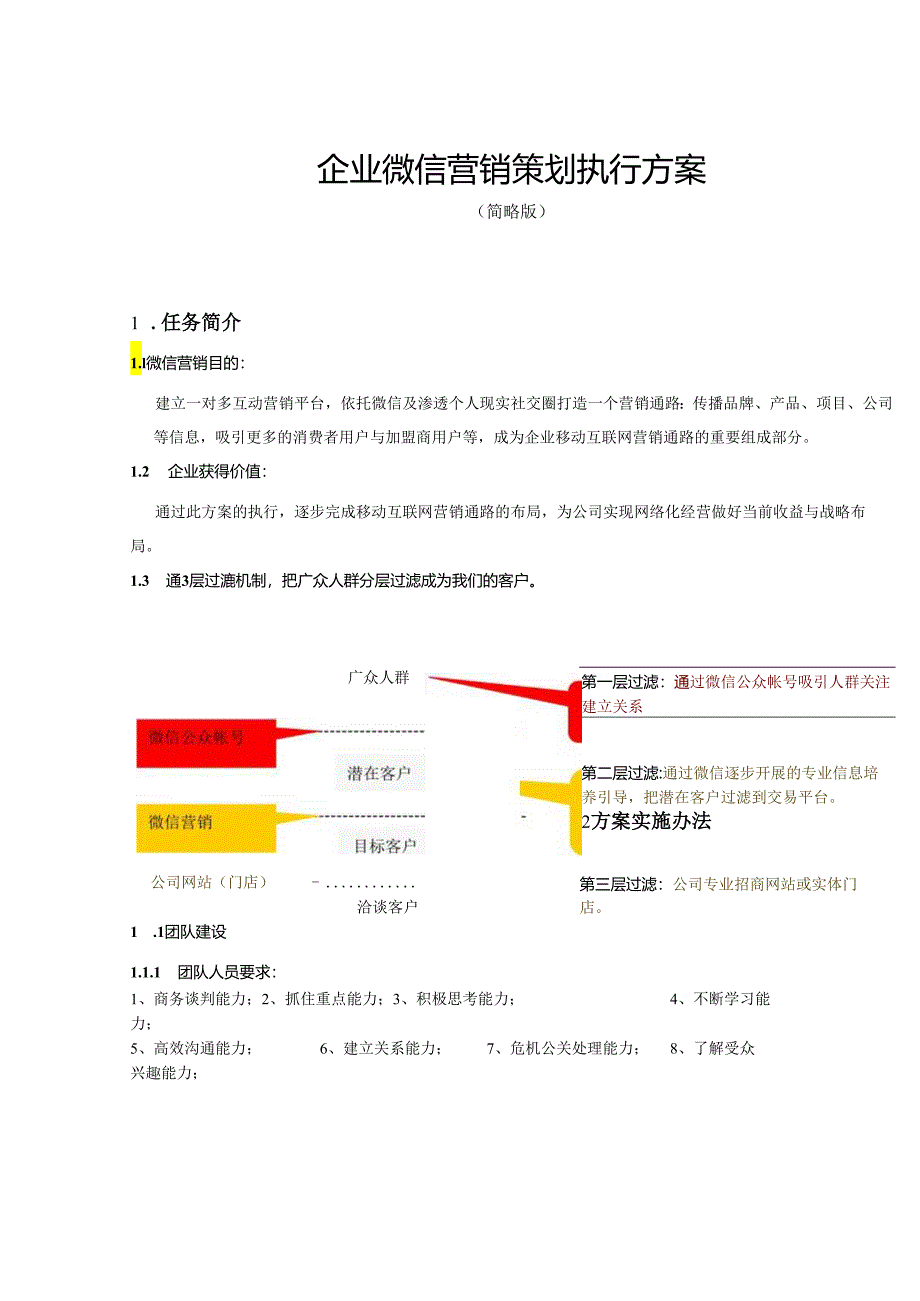 微信营销活动策划方案模板5份.docx_第1页