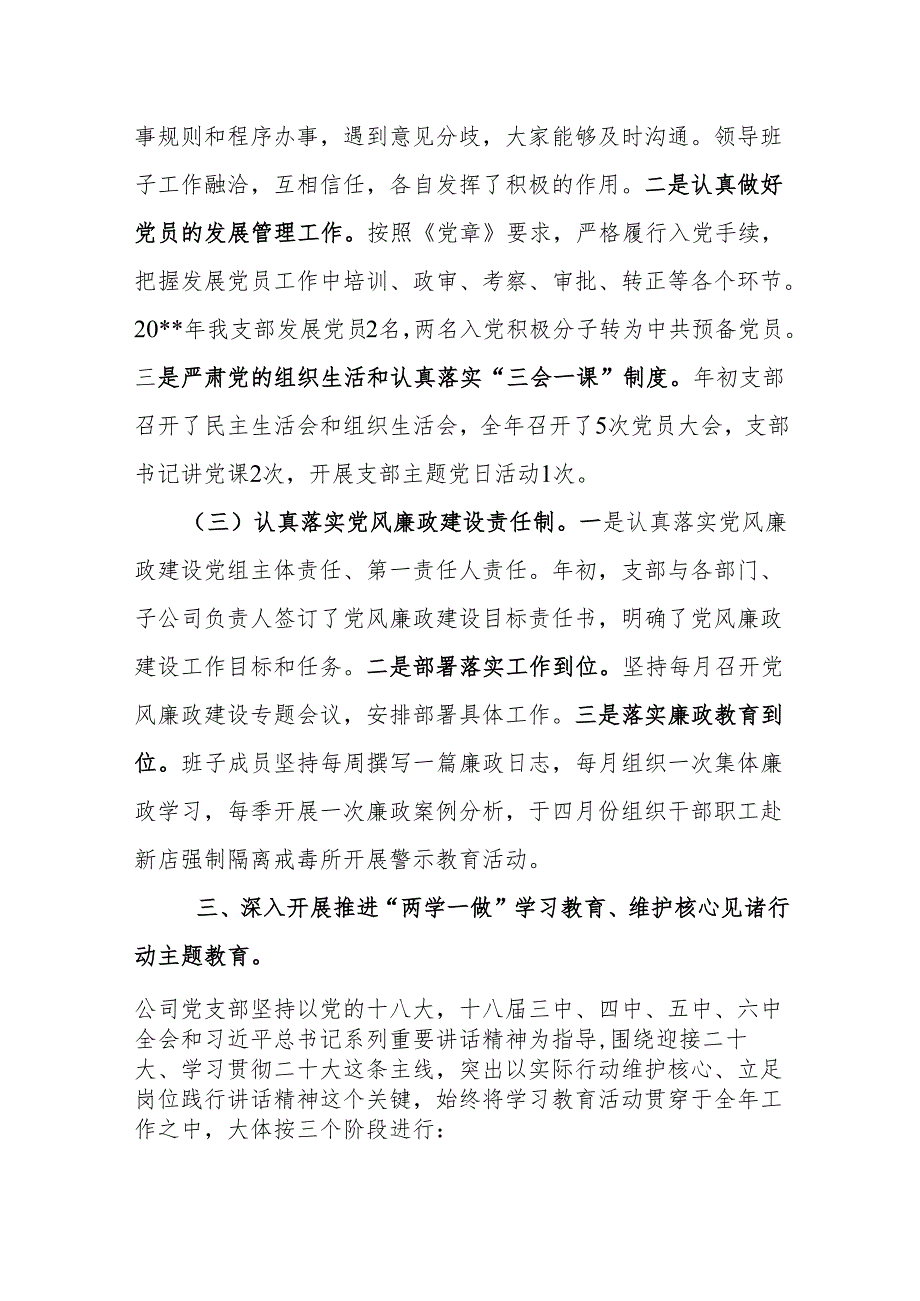 基层党组织书记抓党建工作述职报告26.docx_第3页