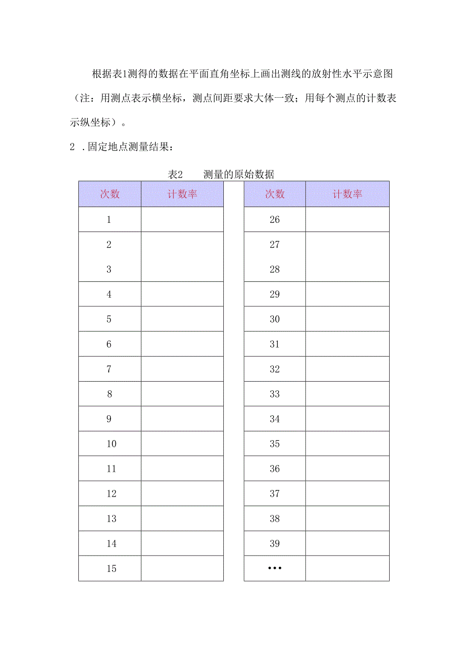 成理工核辐射测量方法实验指导08验证距离平方反比率.docx_第3页