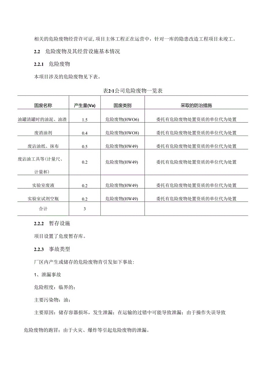 油库危险废物突发环境污染事件专项预案.docx_第3页