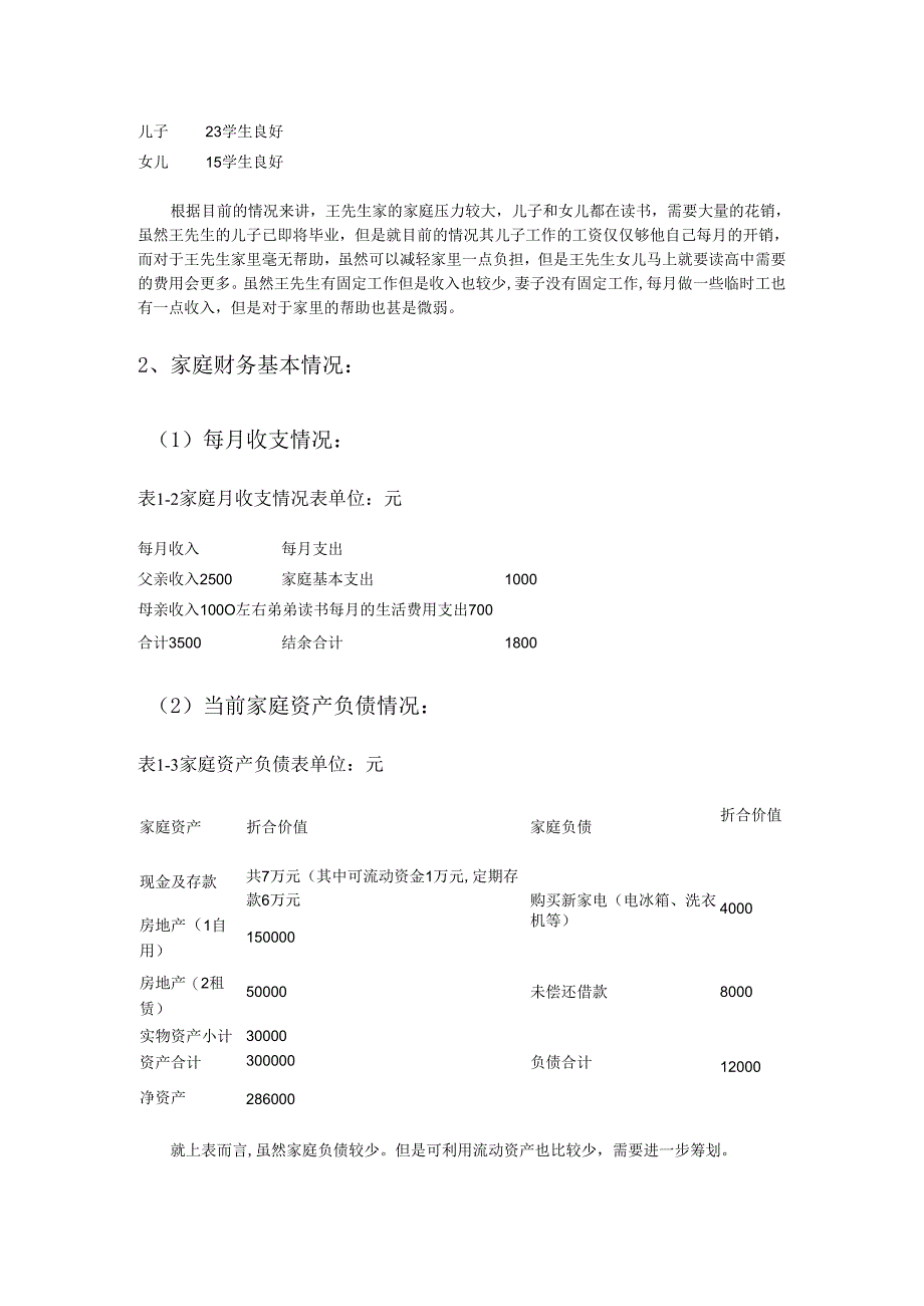 家庭理财规划书.docx_第2页