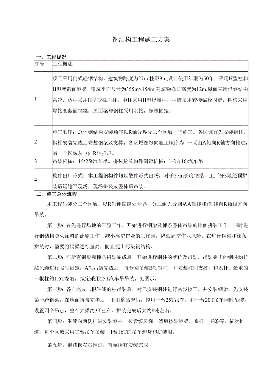 钢结构工程施工方案.docx_第1页