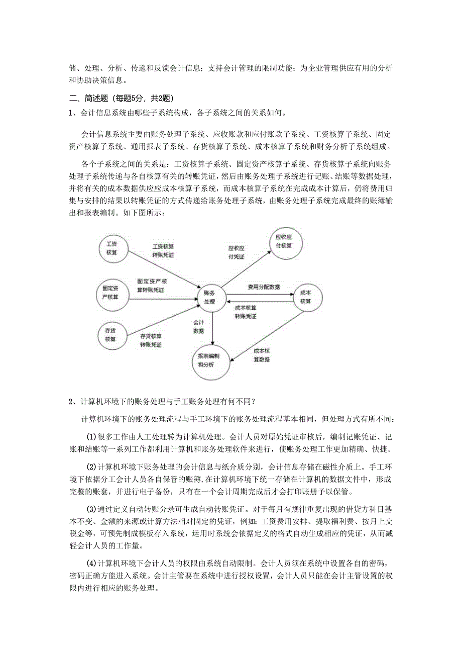 028904-北京师范大学网络教育《会计电算化》作业及参考答案.docx_第2页