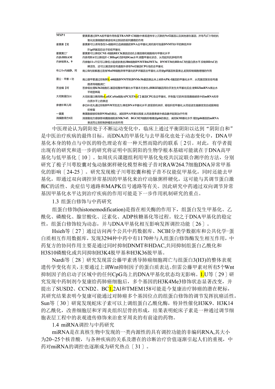 表观遗传学和代谢组学在中药研究中的应用.docx_第2页