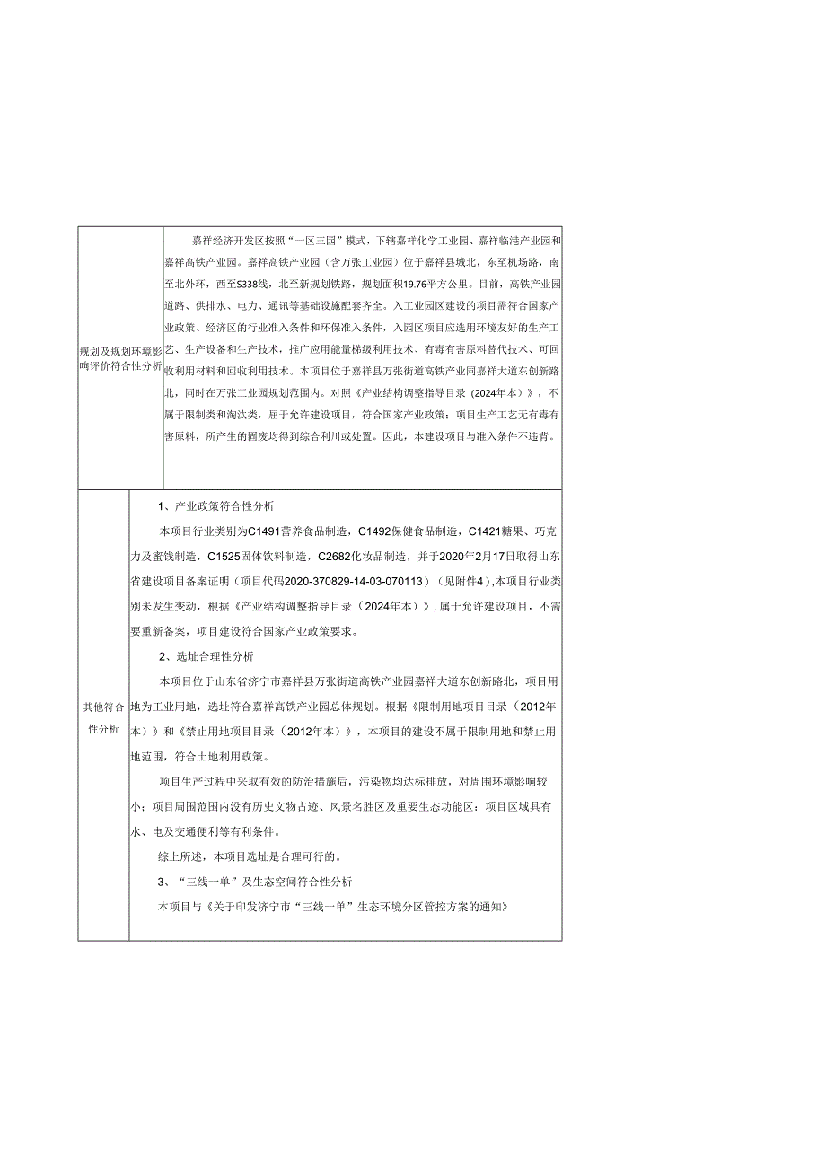 特医食品及化妆品生产研发项目（重新报批）环境影响报告表.docx_第3页