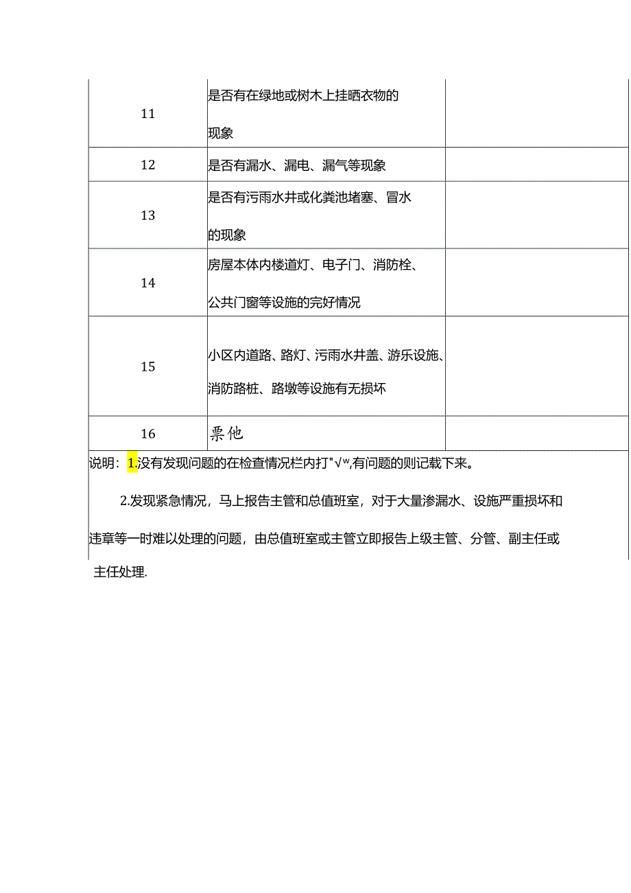 小区巡逻记录表模板.docx_第2页