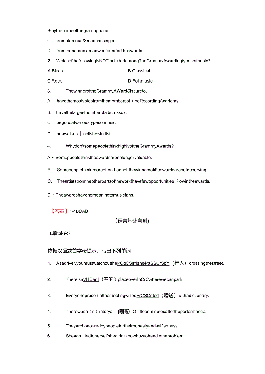 Module 4 Section Ⅳ Language Points (Ⅱ) (Learning about Language.docx_第2页