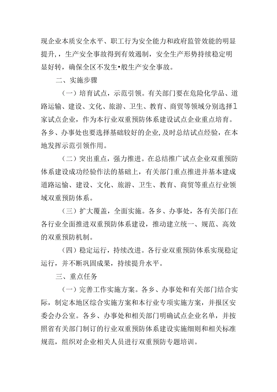 2024年XX区深化安全生产风险隐患双重预防体系建设行动方案.docx_第2页