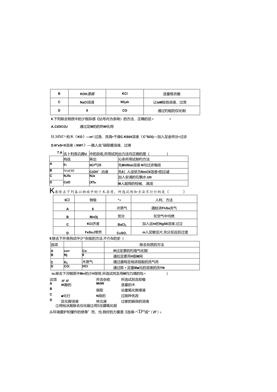 2024物质分离与除杂专题.docx_第3页