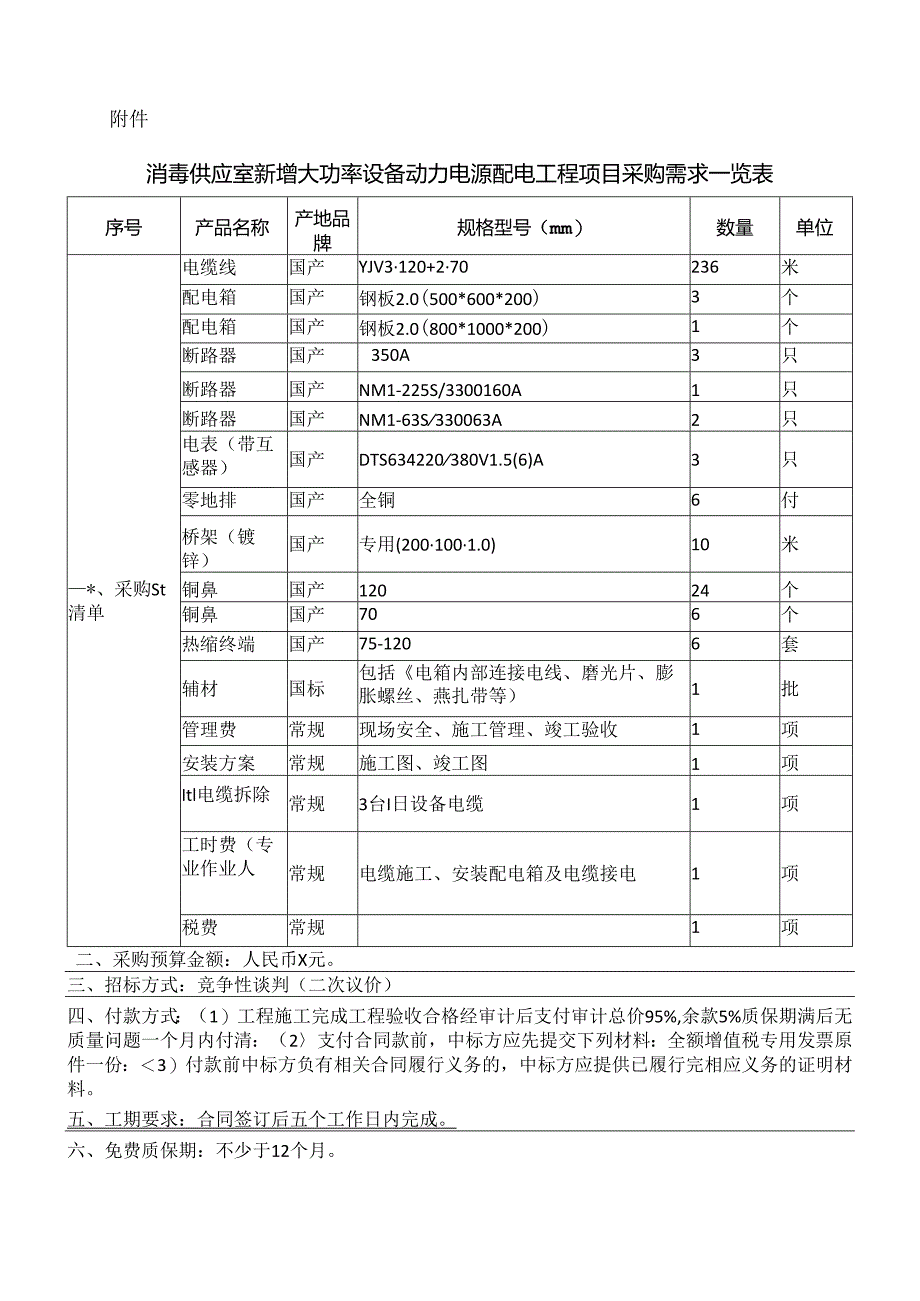 X省X市中医医院消毒供应室新增大功率设备动力电源配电工程项目招标公告（2024年）.docx_第3页