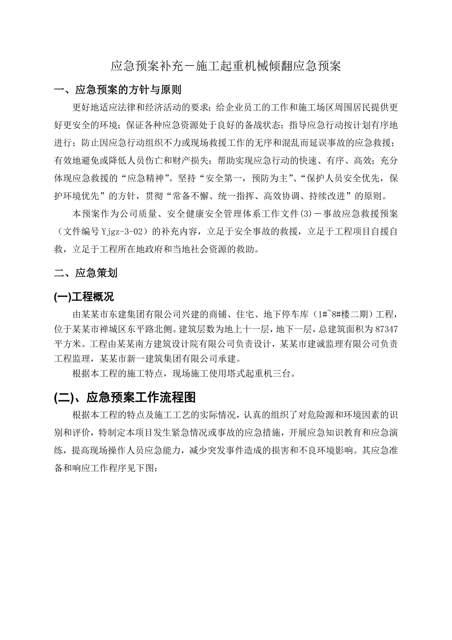 施工起重机械倾翻应急预案.doc_第1页