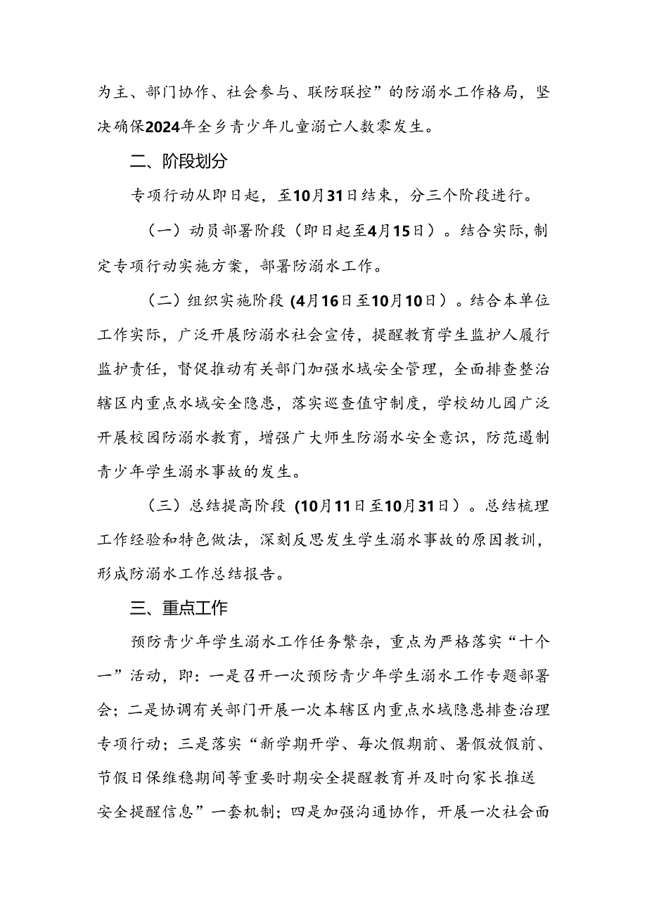 2024年乡镇预防青少年学生溺水专项行动方案.docx_第3页