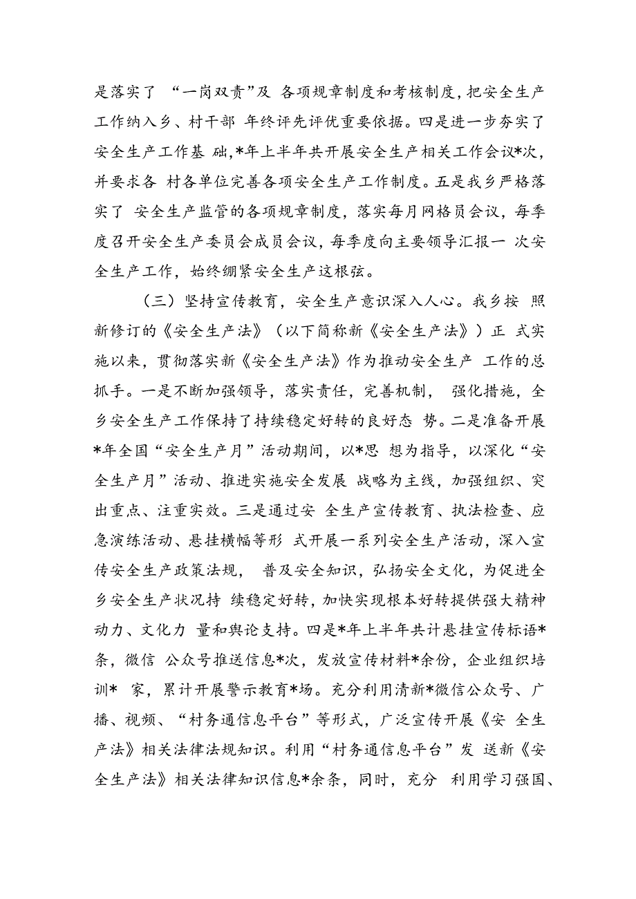 乡上半年安全生产工作总结.docx_第2页