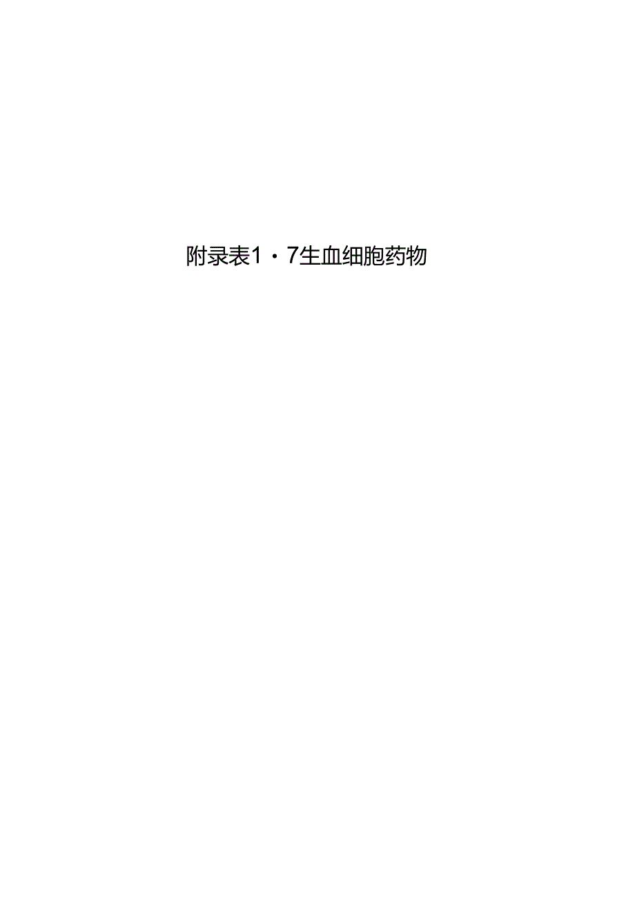 2024《血液系统疾病常用药物》附表.docx_第2页