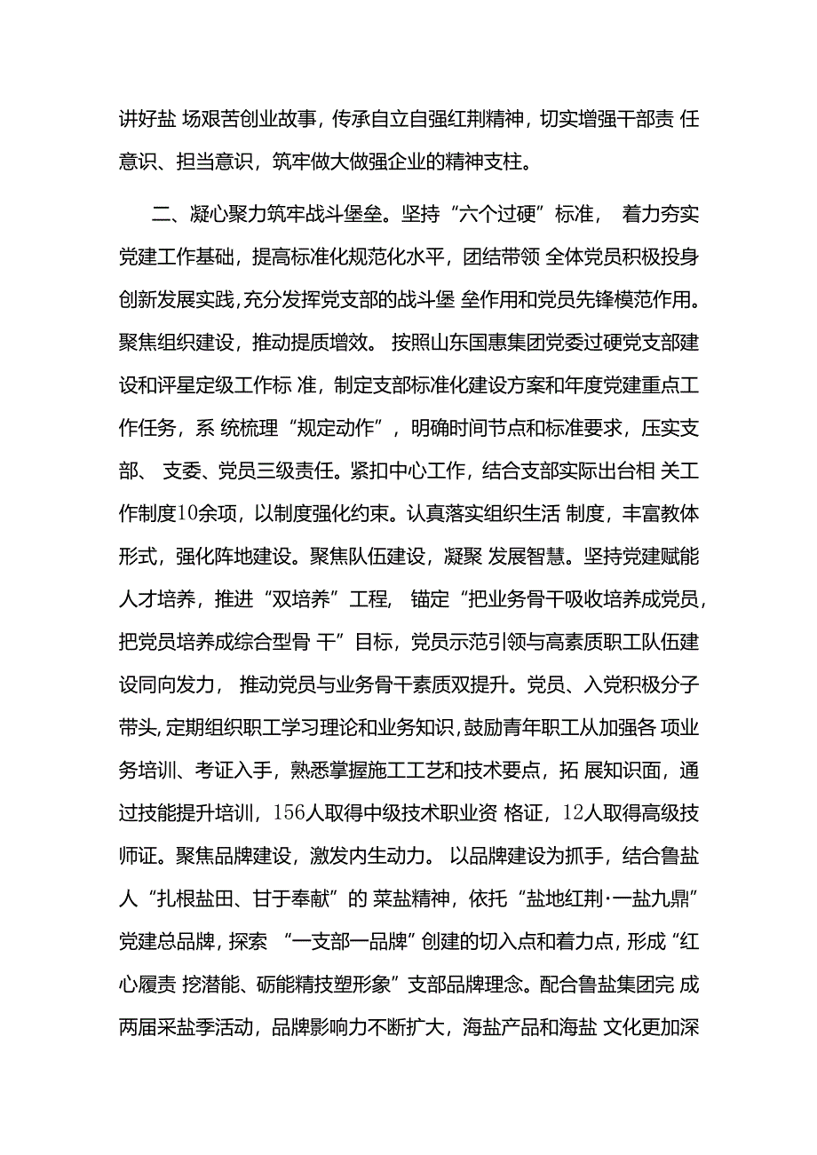 2024党支部党建经验交流材料3篇.docx_第3页