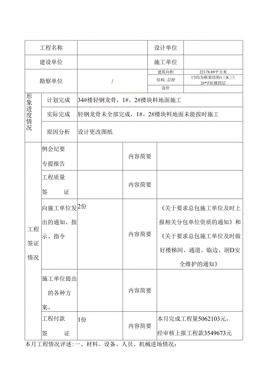 [监理资料]监理月报(5).docx_第2页