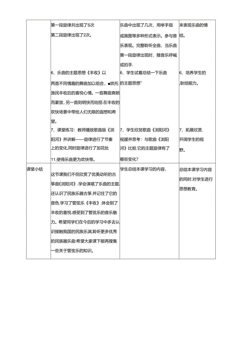 人音版小学音乐三年级上册第8单元第3课时《浏阳河》《丰收》.docx_第3页