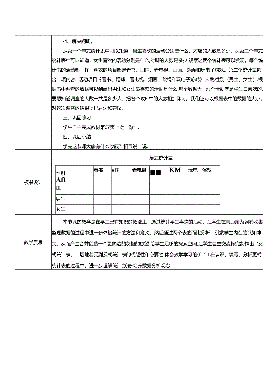 《复式统计表》精品教案.docx_第2页