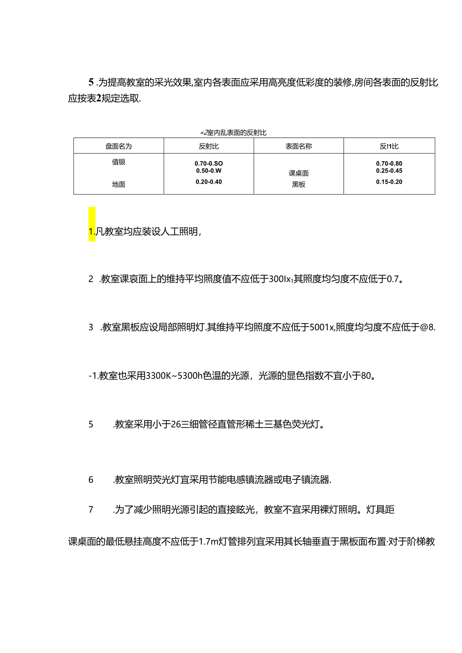 中小学校教室采光和照明要求.docx_第2页