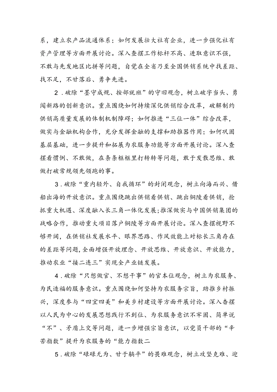 2024关于开展“思想大解放、环境大优化、能力大提升、作风大转变、任务大落实”讨论活动实施方案8篇（精选版）.docx_第2页